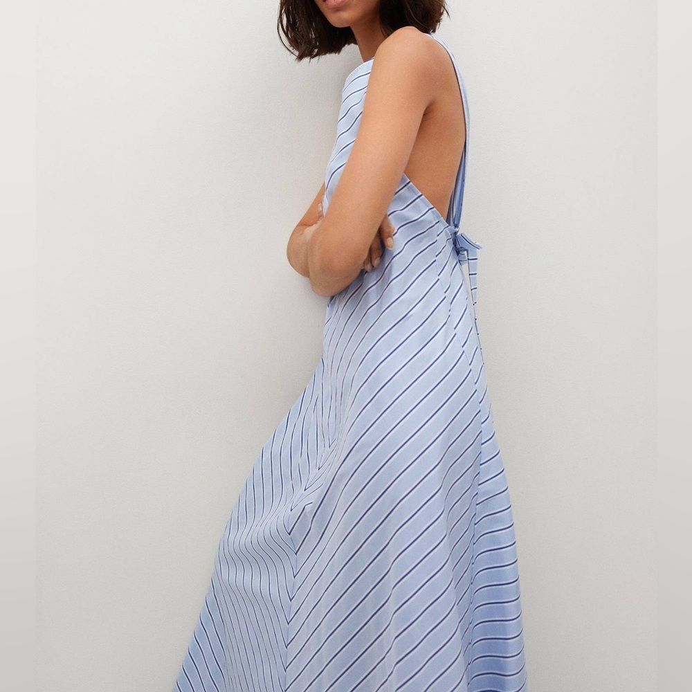 Mango Cotton Open Back Dress - Picture 5 of 7